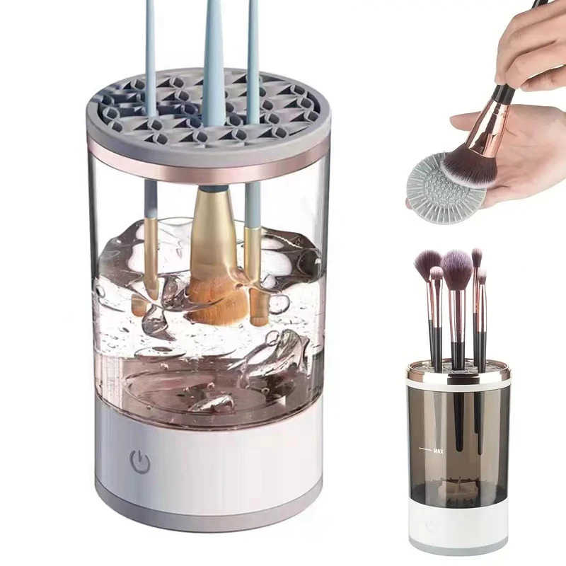 Makeup Brush Set - 자동 전동 메이크업 브러쉬 클리너 USB