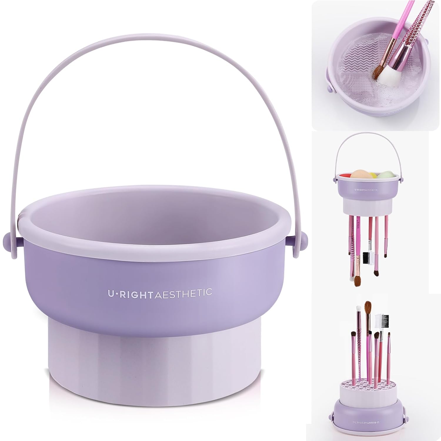 Makeup Brush Set - 메이크업 브러쉬 세척볼 뷰티 에그 세척
