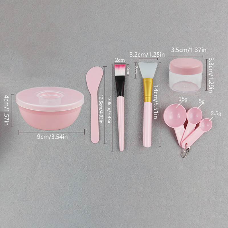 Makeup Brush Set - 페이셜 브러쉬 마스크 볼 스푼 세트