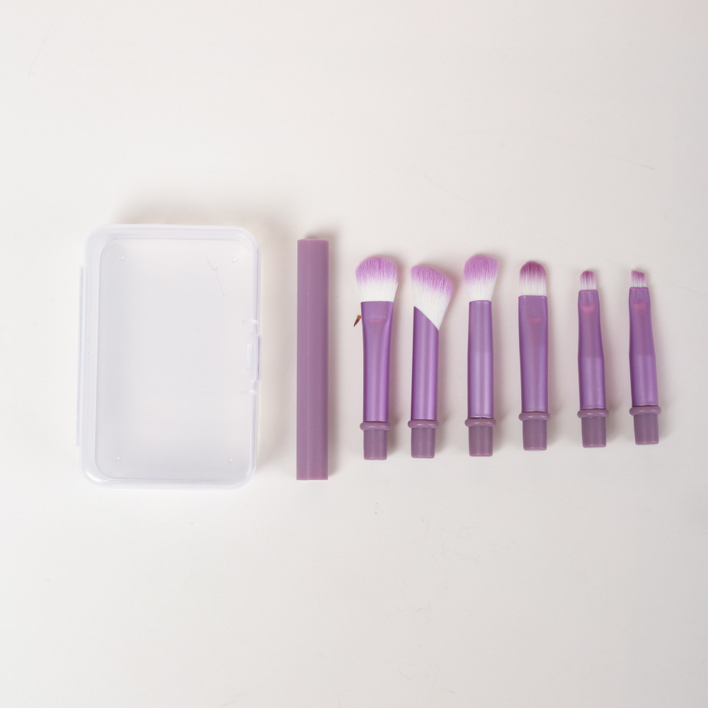 Beauty Works Makeup - 컴팩트 메이크업 브러쉬 세트 모듈형 여행용