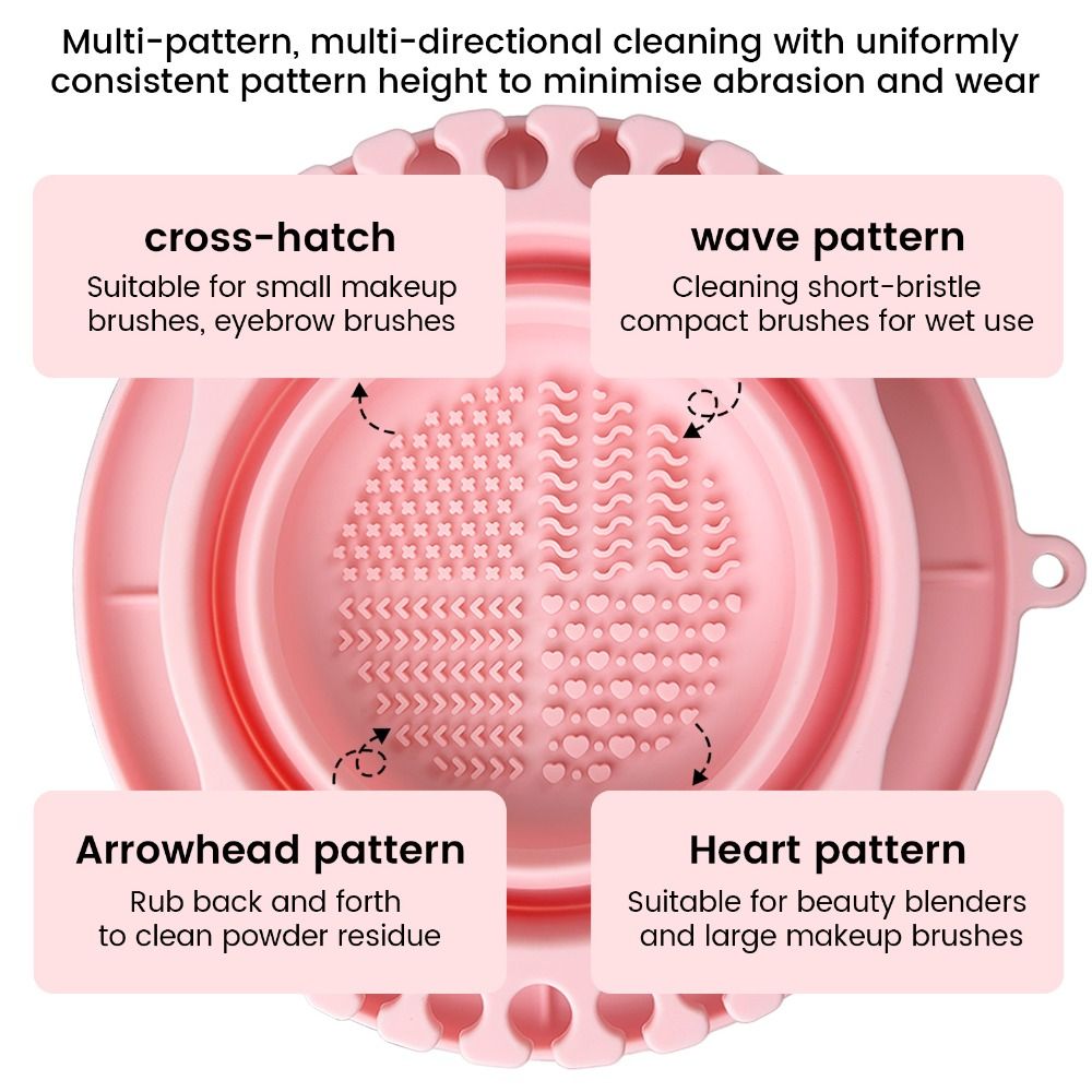 Makeup Brush Set - 실리콘 소재 메이크업 브러쉬 청소용 볼
