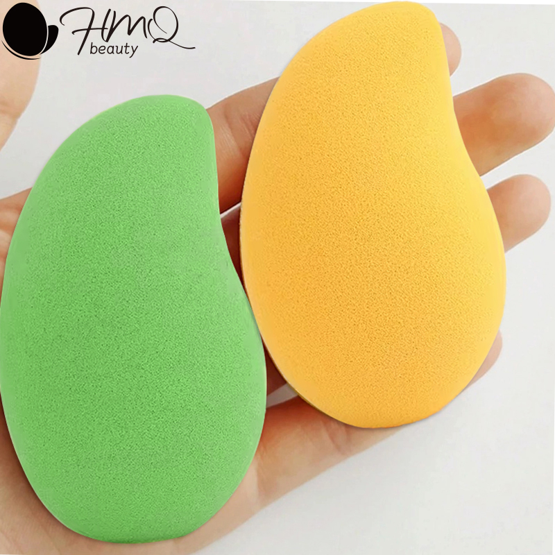 12/2pcs 망고 모양 소프트 메이크업 스펀지 페이스 - Beauty Makeup Foundation 리뷰 및 가격