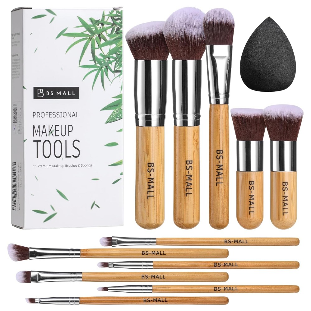 BS-MALL 메이크업 브러쉬 세트 11종 대나무 합성 - Beauty Makeup Foundation 리뷰 및 가격