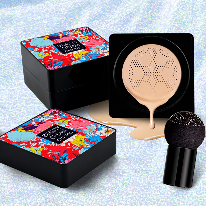 버섯 에어 쿠션 식물 영양 BB 크림 컨실러 모이스춰  - Beauty Makeup Foundation 리뷰 및 가격