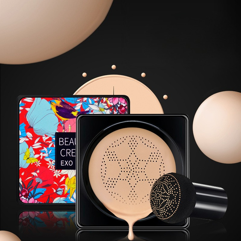 버섯 에어 쿠션 식물 영양 BB 크림 컨실러 모이스춰  - Beauty Makeup Foundation 리뷰 및 가격