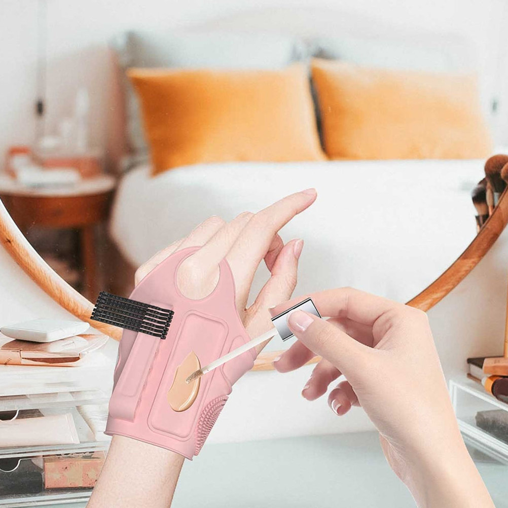 실리콘 메이크업 손목밴드 세트, 파운데이션 믹싱 팔레트 - Makeup Brush Set 리뷰 및 가격