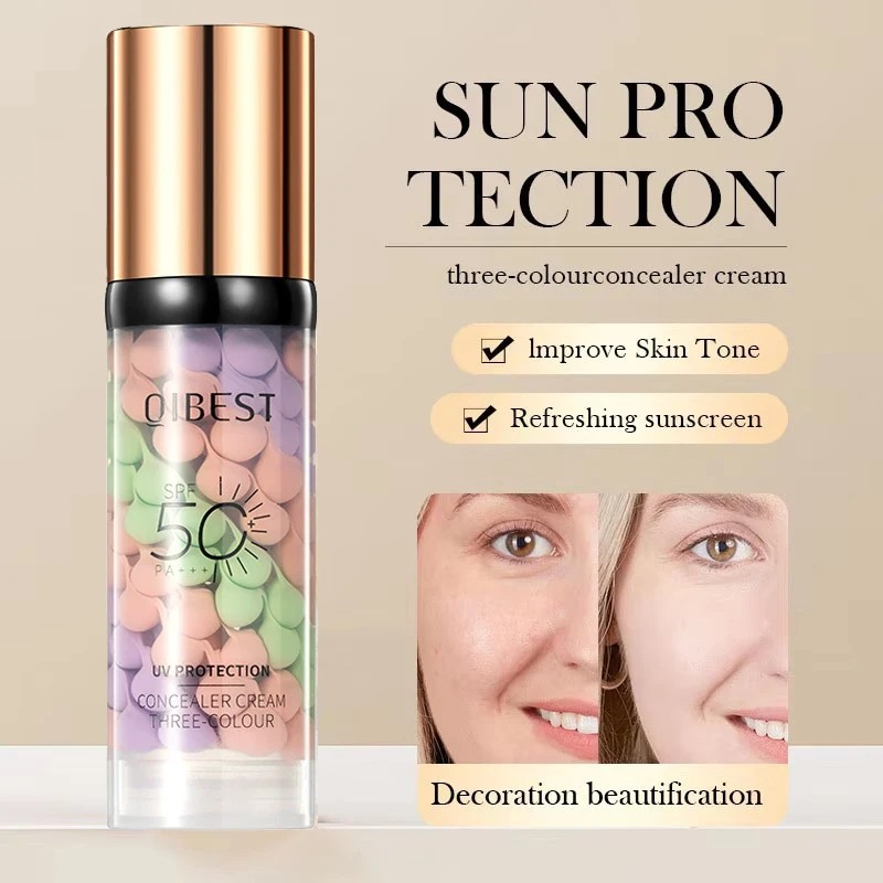 페이스 메이크업 프라이머 3색 크림 컨투어 컬러 아이솔 - Beauty Makeup Foundation 리뷰 및 가격