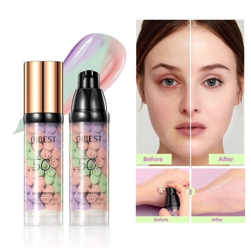 페이스 메이크업 프라이머 3색 크림 컨투어 컬러 아이솔 - Beauty Makeup Foundation 리뷰 및 가격