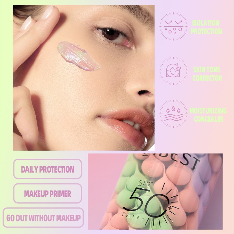 페이스 메이크업 프라이머 3색 크림 컨투어 컬러 아이솔 - Beauty Makeup Foundation 리뷰 및 가격