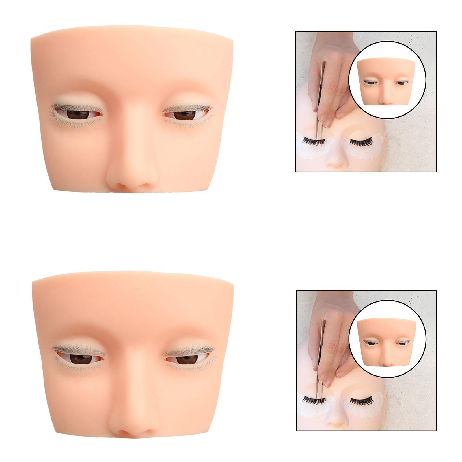 실리콘 속눈썹 연습용 마네킹 헤드 피부 패드 미용 학교 - Beauty Makeup Training 리뷰 및 가격