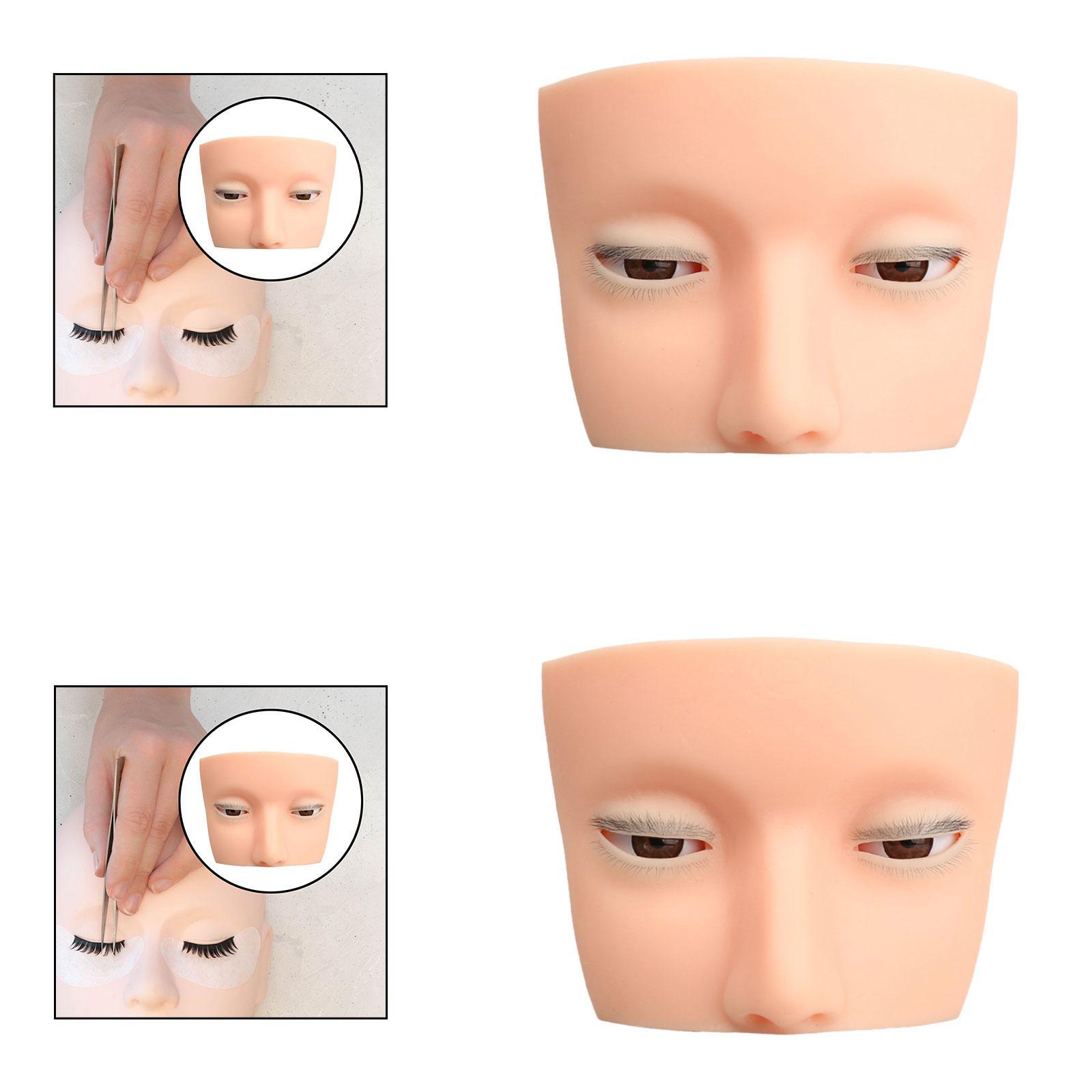 실리콘 속눈썹 연습용 마네킹 헤드 피부 패드 미용 학교 - Beauty Makeup Training 리뷰 및 가격