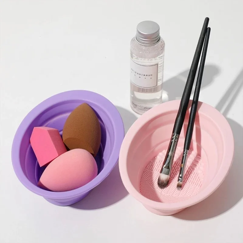 접이식 실리콘 메이크업 브러쉬 클리너 볼 화장품 세척  - Beauty Makeup Foundation 리뷰 및 가격