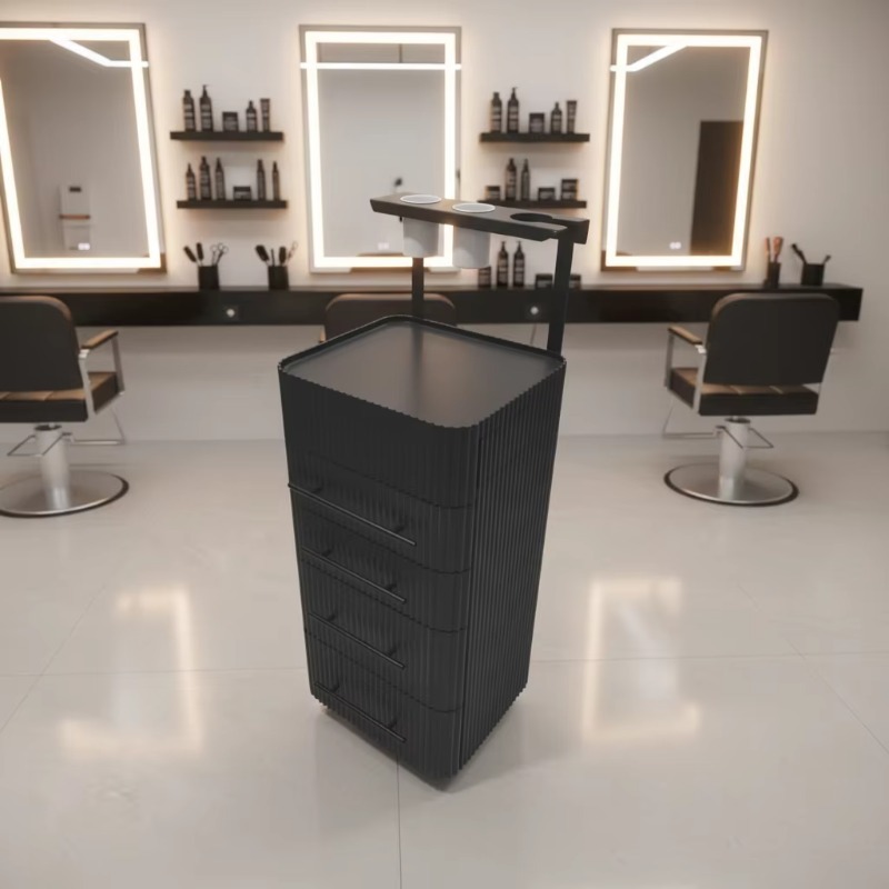 심플하고 세련된 이발소 도구 캐비닛 뷰티 메이크업 수납 - Beauty Makeup Trolley 리뷰 및 가격