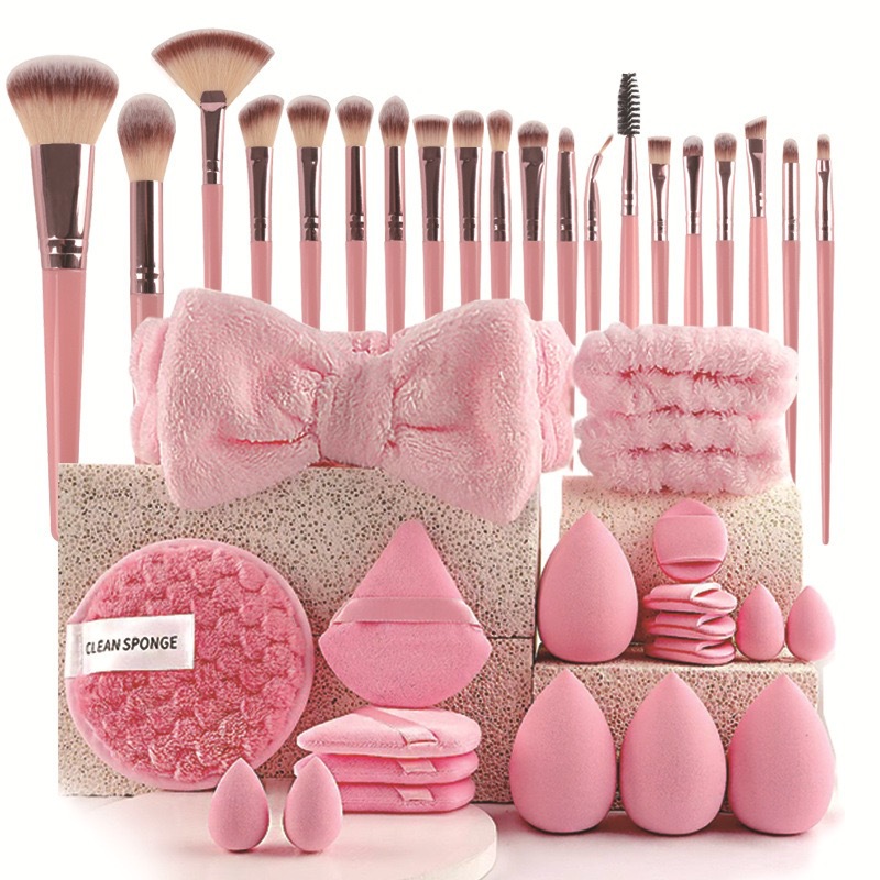 40개 뷰티 메이크업 도구 콤보 세트 페이스 워시 메이 - Makeup Brush Set 리뷰 및 가격