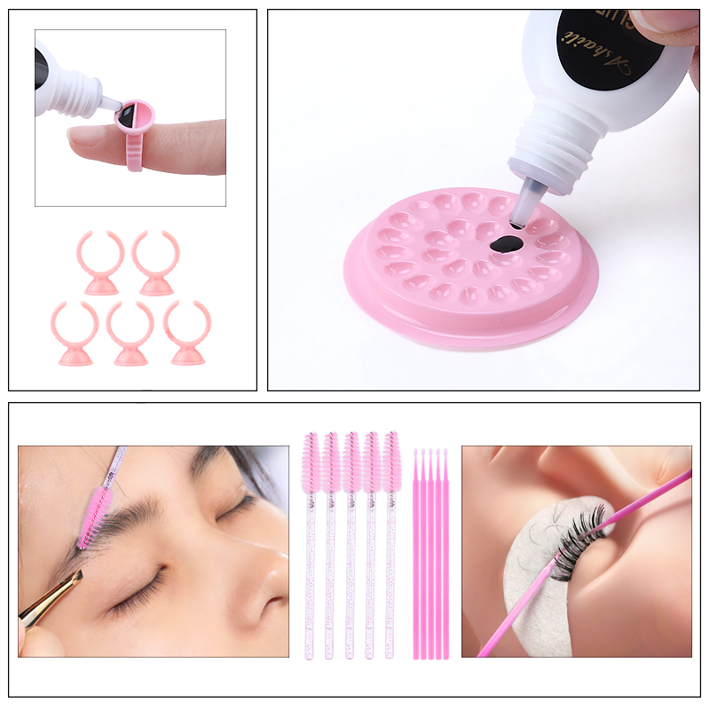 가짜 속눈썹 연장 훈련 키트 연습 눈 패드 족집게 접착 - Beauty Makeup Training 리뷰 및 가격