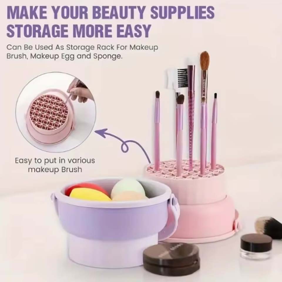 메이크업 브러쉬 세척볼 뷰티 에그 세척 도구 보관 세트 - Makeup Brush Set 리뷰 및 가격