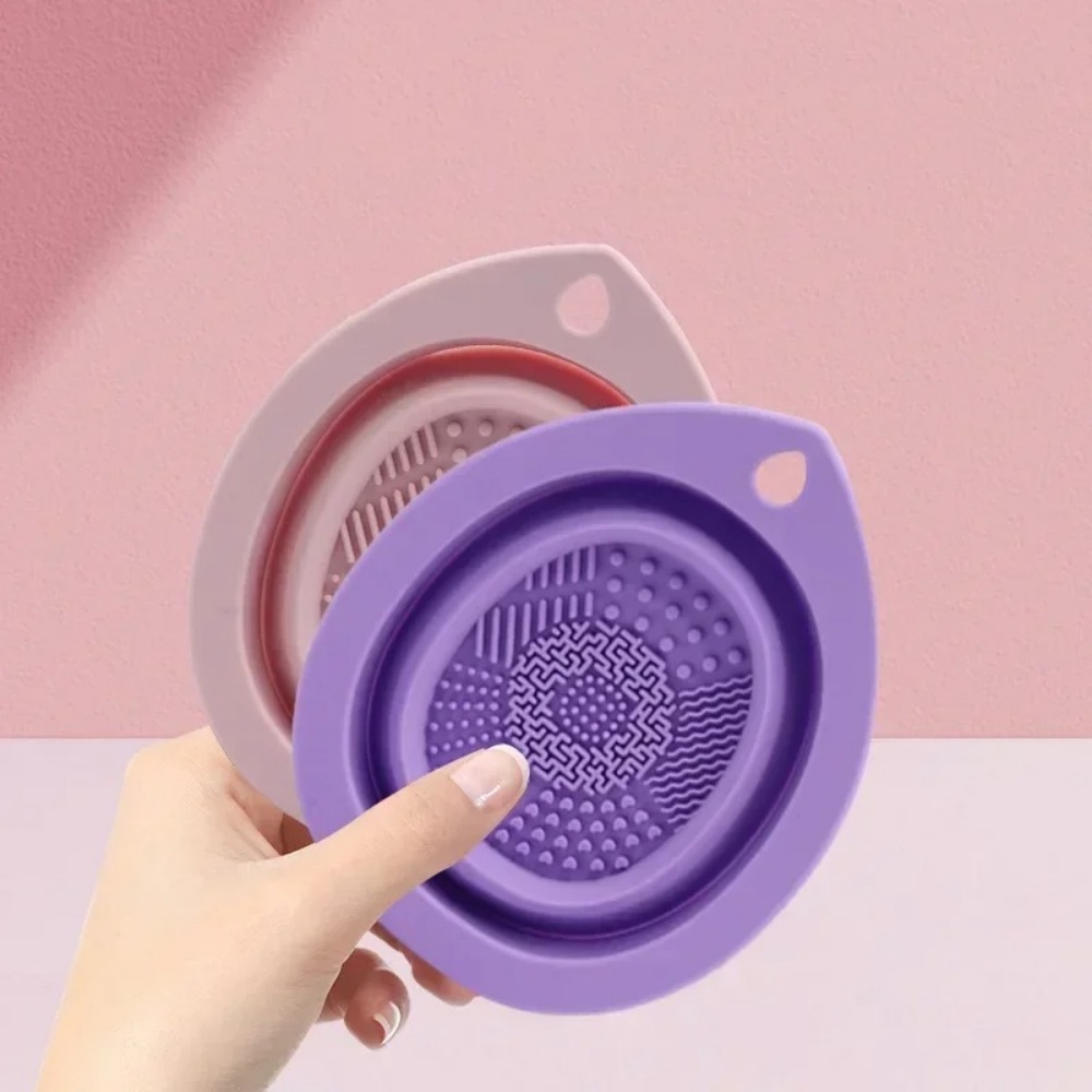 실리콘 메이크업 브러쉬 청소 그릇 접이식 세척 매트 휴 - Makeup Brush Set 리뷰 및 가격