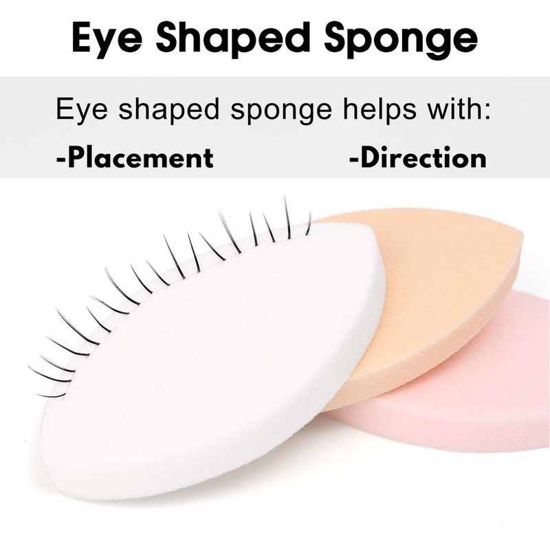 50/10pcs 소프트 스폰지 가짜 속눈썹 연장 패드  - Beauty Makeup Training 리뷰 및 가격