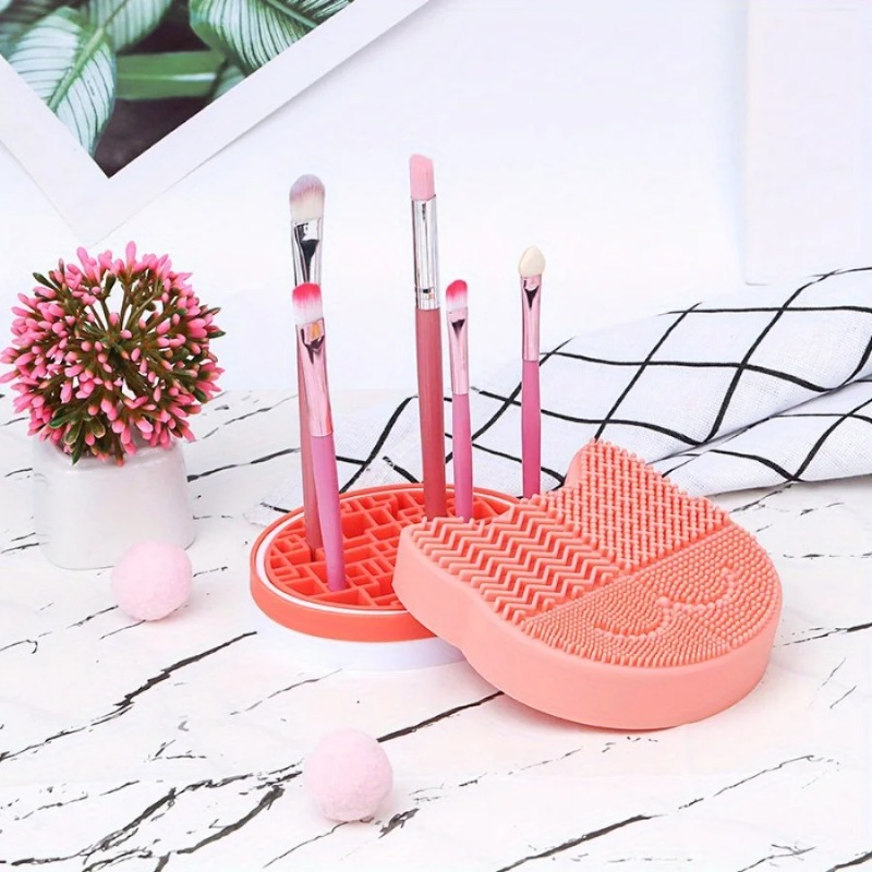 메이크업 브러쉬 클리너 & 건조대 2-in-1 실리콘  - Makeup Brush Set 리뷰 및 가격